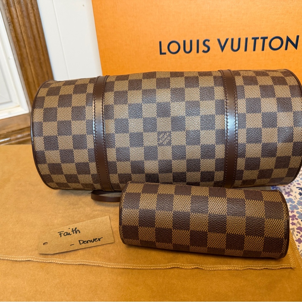 Louis Vuitton Brown Damier Canvas Papillon 30 - Picture 5 of 16